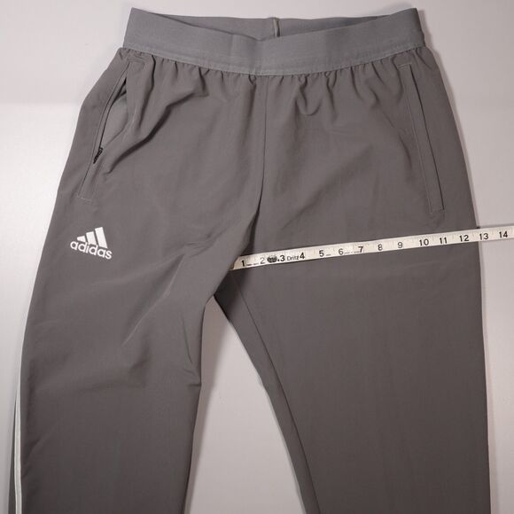 Adidas Team Sideline Woven Training Track Pants Gray IX4871 Men's Medium x 30 - Picture 9 of 11